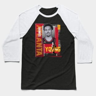 Atlanta Hawks Trae Young 11 Baseball T-Shirt